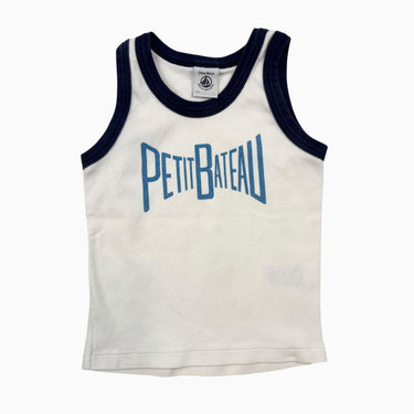 Cami blanche en coton 'Petit Bateau' 2Y