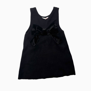 Robe noire avec noeud de velours 2Y