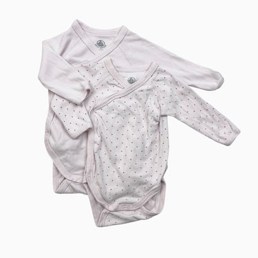 Duo de cache-couche rose à pois 3M