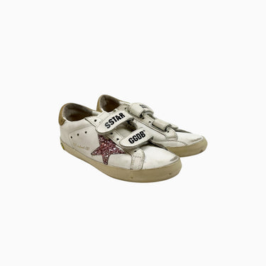 Sneakers 'étoiles roses' à velcro 32EU