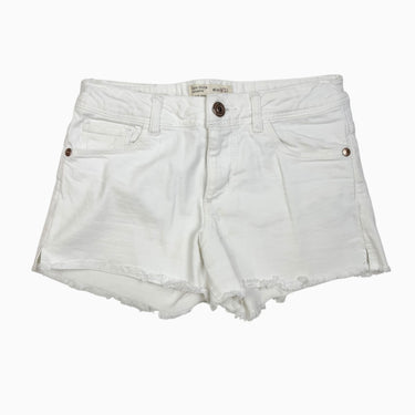 Short blanc en coton et poly 9-10Y