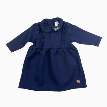 Robe à col claudine marine 'Jolie' 6M