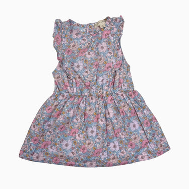 Robe fleurs roses liberty 2Y