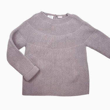 Pull lilas en tricot d'acrylique 4-5Y