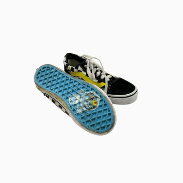 Sneakers à damiers noirs 'spongbob' à lacet 12US