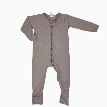 Pyjama taupe en coton bio 18M