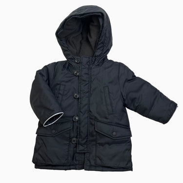 Manteau noir doublé en polar 18-24M