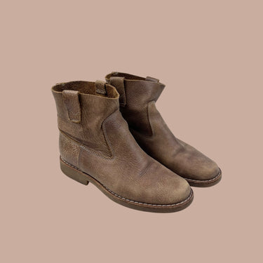 Bottes marrons 'Tribe' en cuir pour femmes W7