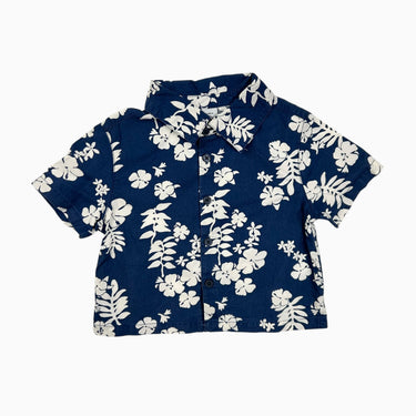 Chemise marine 'Hawaienne' 18M
