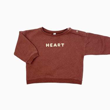 Pull rouille 'Heart Soul' 6-12M
