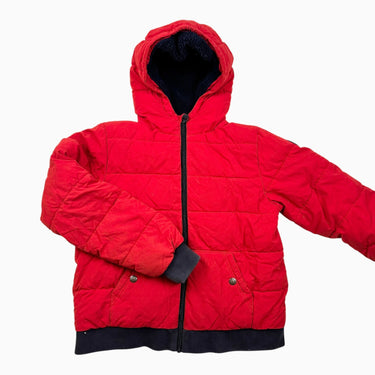 Manteau rouge doublé en polar 12Y