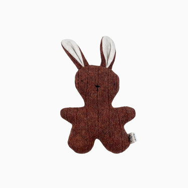 Peluche lapin en lainage