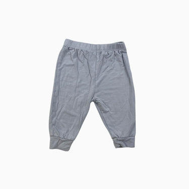 Pantalon gris en bambou et spandex 0-3M