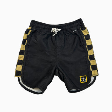 Maillot short noir et dijon damier 6Y