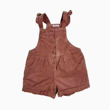 Combi vieux-rose en corduroy 24M