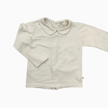 Chandail crème col claudine 18M