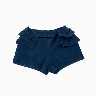 Short en corduroy avec volants aux fesses 18M