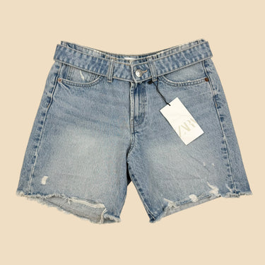 Short ceinturé en denim pour femmes 36EU