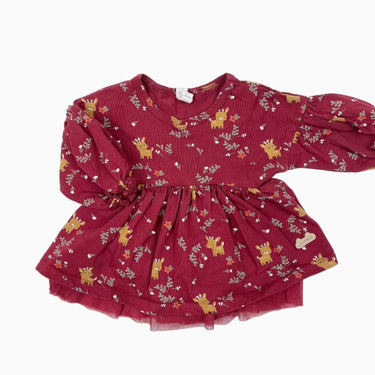 Robe avec cache-couche intégré 'rennes' 0-3M