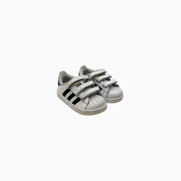 Sneakers blancs 'Superstar' à velcro 4US