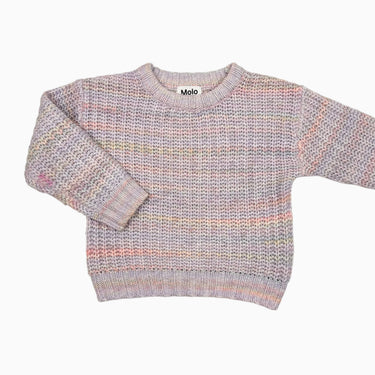 Pull pastel en tricot de laine et coton 5-6Y