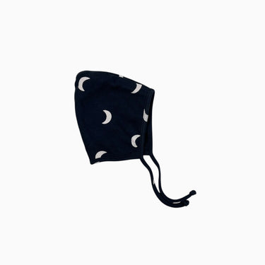 Bonnet noire 'lunes' 0-3M
