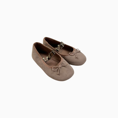 Ballerines roses en velours 23EU