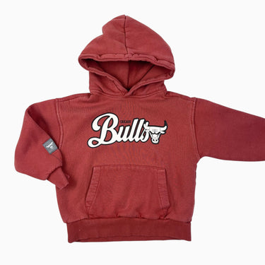 Pull à capuchon rouille 'Bulls' 6-7Y