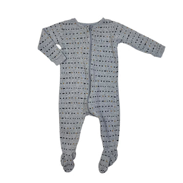 Pyjama gris à pois 9M