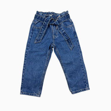 Pantalon en denim ceinturé 3Y