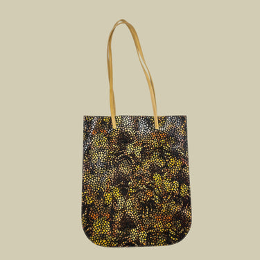 Sac à main jaune écailler pour femmes