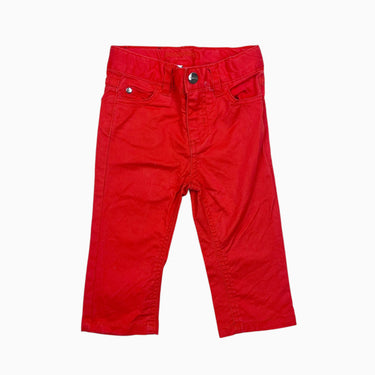 Pantalon rouge 12M