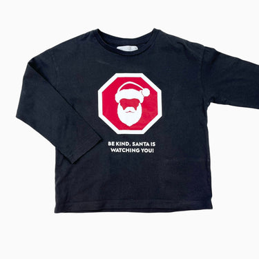 Chandail charcoal 'Santa' 6Y