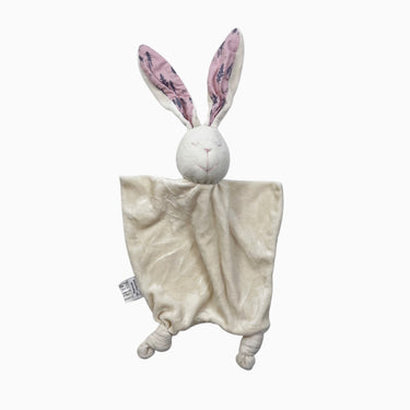 Peluche lapin vanille en velours