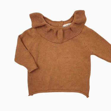 Pull à col ginger en tricot de coton 12-18M