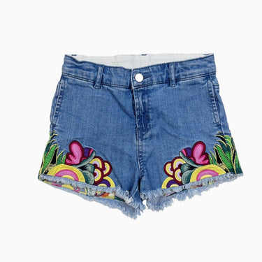 Short en denim fleuri 'The Beatles' 8Y