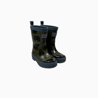 Bottes de pluie olive 'ours' 7US