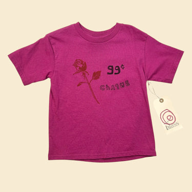 T-shirt rose 99 cents 5Y