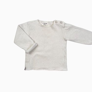Pull vanille en coton mélangé 9M