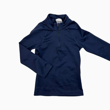 Pull demi-zip style sous-couche marine 4Y