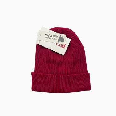 Tuque rouge en tricot acrylique 3-6M