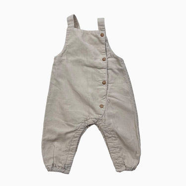 Salopette sable en corduroy 6-9M