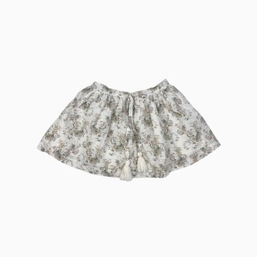 Jupe vanille fleuri 4Y