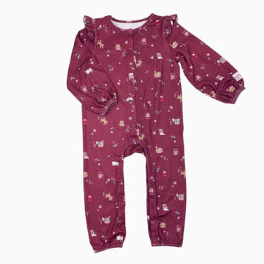 Pyjama bordeau 'rennes' 18-24M