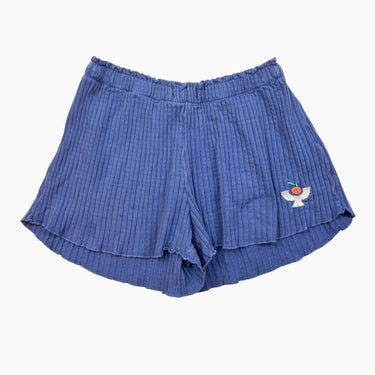 Short bleu pervenche côtelé 10-11Y