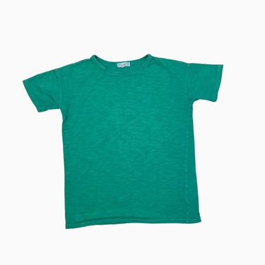 T-shirt vert emeraude en coton bio 8-9Y