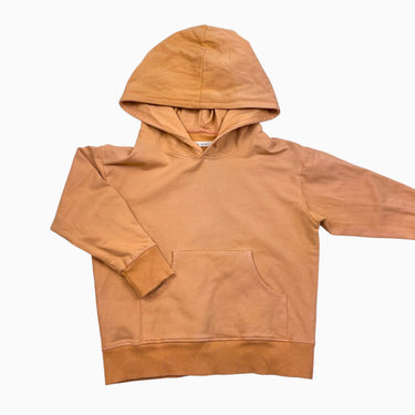 Pull à capuchon orange tangerine 4-5Y