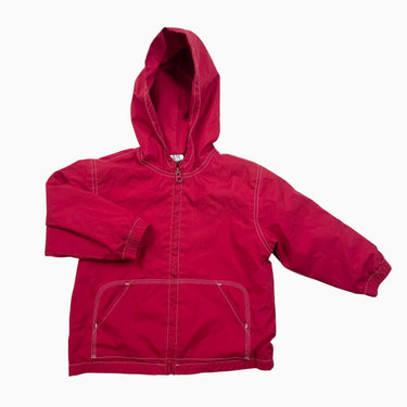 Manteau style coupe-vent rouge 4Y
