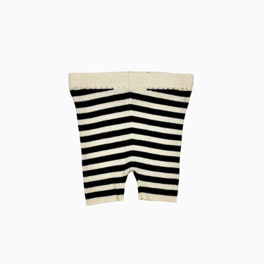 Short biker à rayures marine profond 1Y