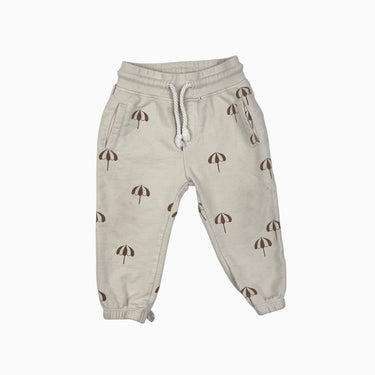 Jogger vanille 'parasols' 12-18M